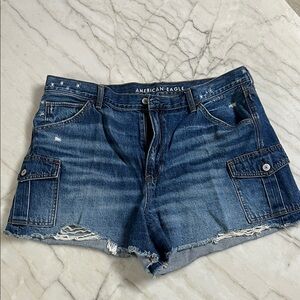 American eagle super HI-Rise festival shorts size 18